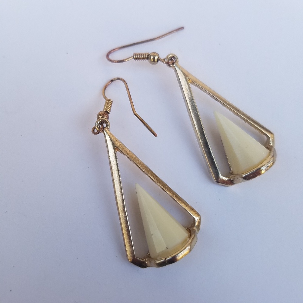⚡3/$12⚡ Boho Faux Stone Triangle Earrings